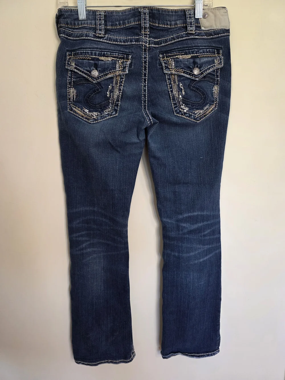 Silver Jeans Aiko Slim Bootcut Jeans with Contrast Stitching